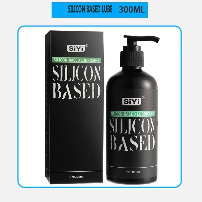 300ml Long-Lasting Silicone Based Lubricant for Sex Toy Stringy Anal Lube Suitable for Bathroom And Underwater Use For Men Women