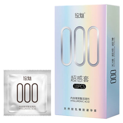 Small Size Condoms 10PCS Super Thin Lubricated Sex Toys 45mm Mini Size Ultra Tight Condoms for Adults Contraception Supplies 18+