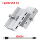 10Gbps HUB USB3.2/3.0/2.0 Splitter Adapter Universal External Multi Clip Dock For iMac Macbook Lenovo Desktop PC Accessories