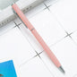 50 Pcs Metal Ballpoint Pen Rose Gold Pen Custom Logo School&office Supplies Stationery Business Gift Lettering Engraved Name