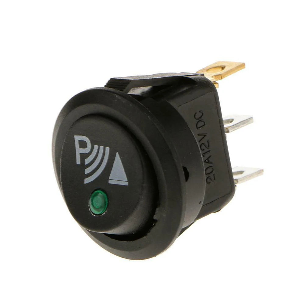 Car 3 Pin Rocker/Parking Off Switch Front Rear Walking Sensor Interior Accessory