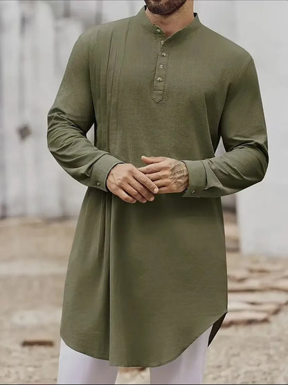 Men Long Robe Dishdasha Jubba Thobe Eid Muslim Kimono Modest Islamic Dubai Saudi Abayas Prayer Kaftan Ramadan Morocco Abaya