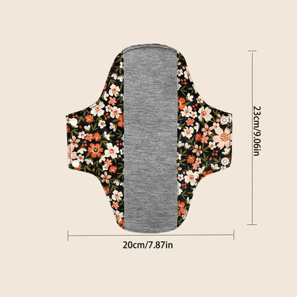 BIAI 5PCS Anti-slip Graphene Sanitary Pads With Wet Bag Reusable Care Pads Breathable Maternity Menstrual Pads For Women 20*23CM