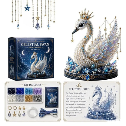3D Design Animal Guardian Beading Kit Handmade Material Package Animal Bead Set with Colorful Beads Animal Shape Bead Craft Set