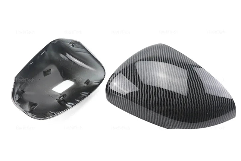 For Mercedes-Benz W177 V177 C118 X118 2018-2023 Black Carbon Fiber Car Rear View Door Wing Side Mirror Cover Caps Shell Case