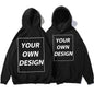 Customized DIY Print Men Woman Autumn Winter Hoodies Casual Classic Pullovers Simple Comfy Streetwear Soft Warm Sports Clothing