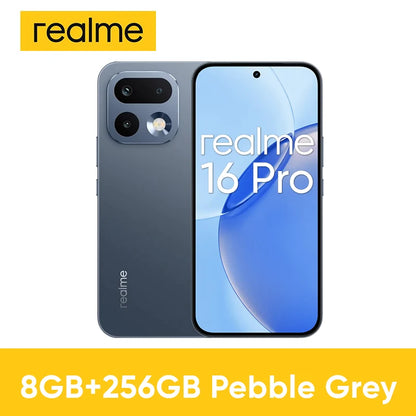 Realme 16 Pro 5g Smartphone Euro Edition Mediatek Dimensity 7300 Max 200Mp Camera 6500Mah Battery 6.78Inch Amoled 144Hz Display