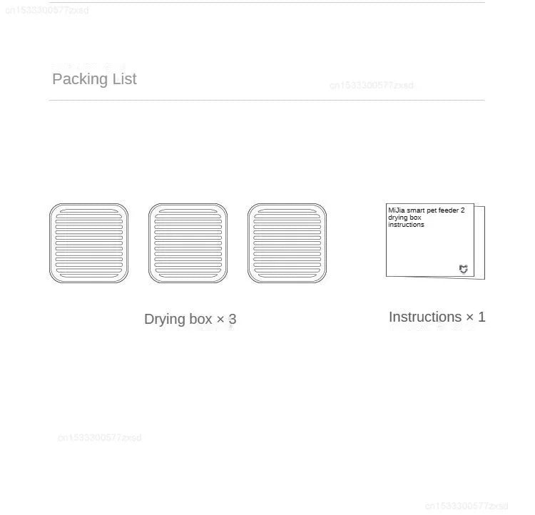 MIijia Smart Pet Feeder 2 Drying Box Set Food Contact Grade Material with Mijia APP Smart Reminder Smart Connect Set Home