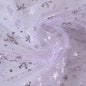 Silver Snowflake Tulle Mesh Fabric Girl Doll Dress Christmas party wedding Decration DIY Sewing Cloth accessories