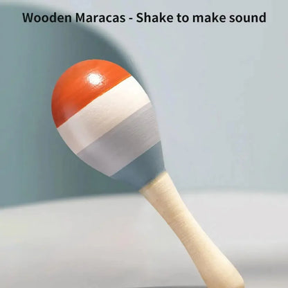 Kids Drum Set Wooden Musical Instruments for Toddlers Baby Preschool Educational Musical Toys Montessori Toys for Kids Ages 3-6