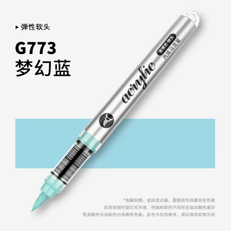 1 PC 120 Colors Acrylic Paint Marker Pens Professional Drawing Pens for Graffiti Manga School Aesthetic Stationery Art Supplies