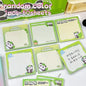 200sheets Panda Memo Pads Cute Animal Note Pads No Adhesive for Students Aesthetic Office School Supplies Bulk Notebook Labels
