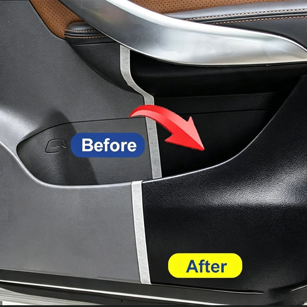 Car Plastic Restorer Black Gloss Coating Leather Plastic Renew Hydrophobic Polish Auto Detailing Long-Lasting YT2040