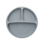 Baby Silicone Suction Cup Bowl Cute Bear Design Macaron Color 100% Food Grade Silicone BPA Free Double plate design for meals