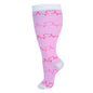 2XL-4XL Plus Size Compression Socks for Women Men 20-30 MMHg Wide Calf Extra Large Knee High Flight Sock for Circulation Support