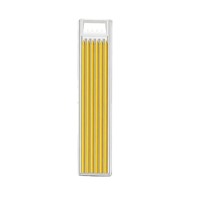 Solid Carpenter Pencil Set Woodworking Tools Mechanical Pencil 4 Colors Refill Construction Job Tools Carpentry Marking Scriber