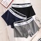 3Pcs Men's Boxer Shorts Cotton Underwear Solid Underpants Sexy Panties Male Breathbale Lingerie Plus Size L-6XL Wholesale Lots