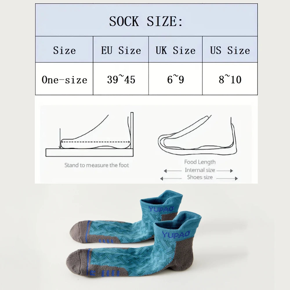 1/3 Pairs New Men's Professional Sports Short Socks Thick Towel Quick Dry Wicks Men's Fitness Running Ankle Socks For Man Gift