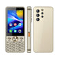 UNIWA HOPE XS24 4G Touch Screen Keypad Phone Android 8.1 Dual SIM 3.5 Inch 2GB+16GB 2500mAh Cellphone Whatsapp Phone Half-touch