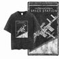 SA ASTRONAUT SPACE THEMES Printed Cotton Acid Washed Graphic Unisex T Shirt Cool Streetwear Men Tshirts Big Size Tee for men