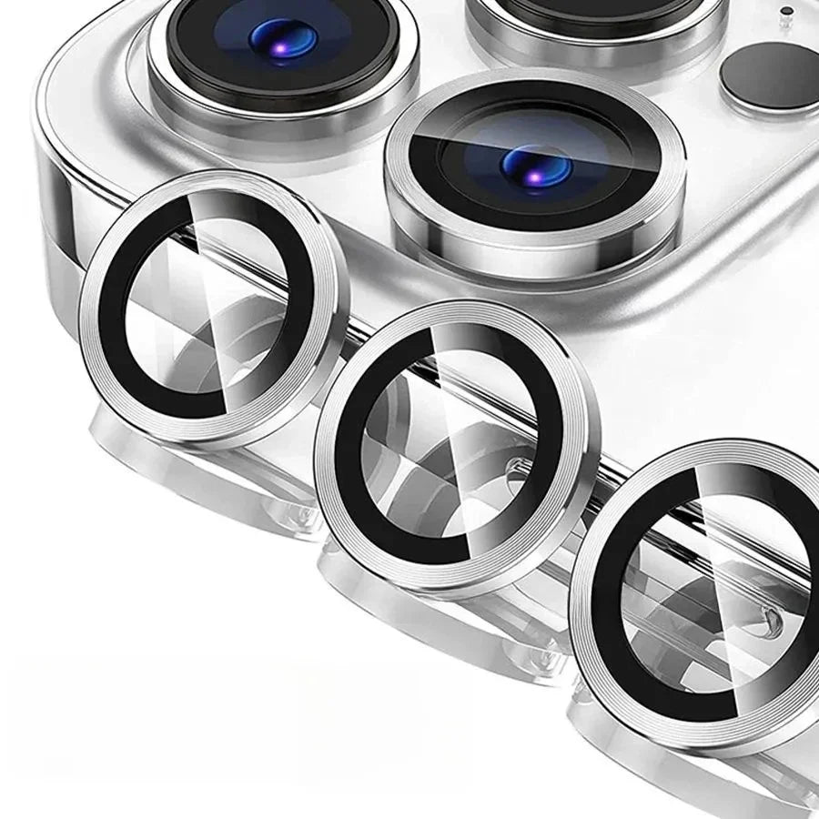 2-3Pcs Blue Colour Metal Lens Ring For IPhone 17 16 15 14 Pro Max Camera Protector Covers For IPhone 13 Pro Max Full Cover Glass
