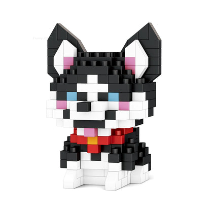 Insect Micro Animals Pet Cats Dog Building Blocks 3D Diamond Model BEE Snail Brick City Construction Toy for Children Kid Gift