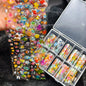 10Rolls Halloween  Flower Plaid Angel Marble  Bow Nail Foils Transfer Paper  Nail Art Stickers   Decal  Nails Decoration