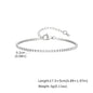 Women Chain Bracelet Silver Color, Stainless Steel Link Stackable Bracelets, Layered Waterproof Gifts