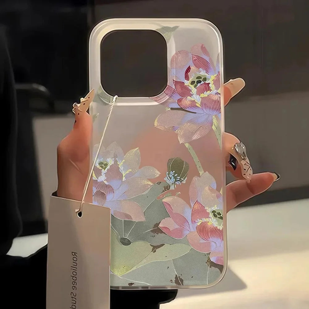 Transparent Matte Case For iPhone 16 15 14 Plus Case For iPhone 13 12 11 Pro Max XS MAX XR 7 8 Plus Soft TPU Shockproof Cover