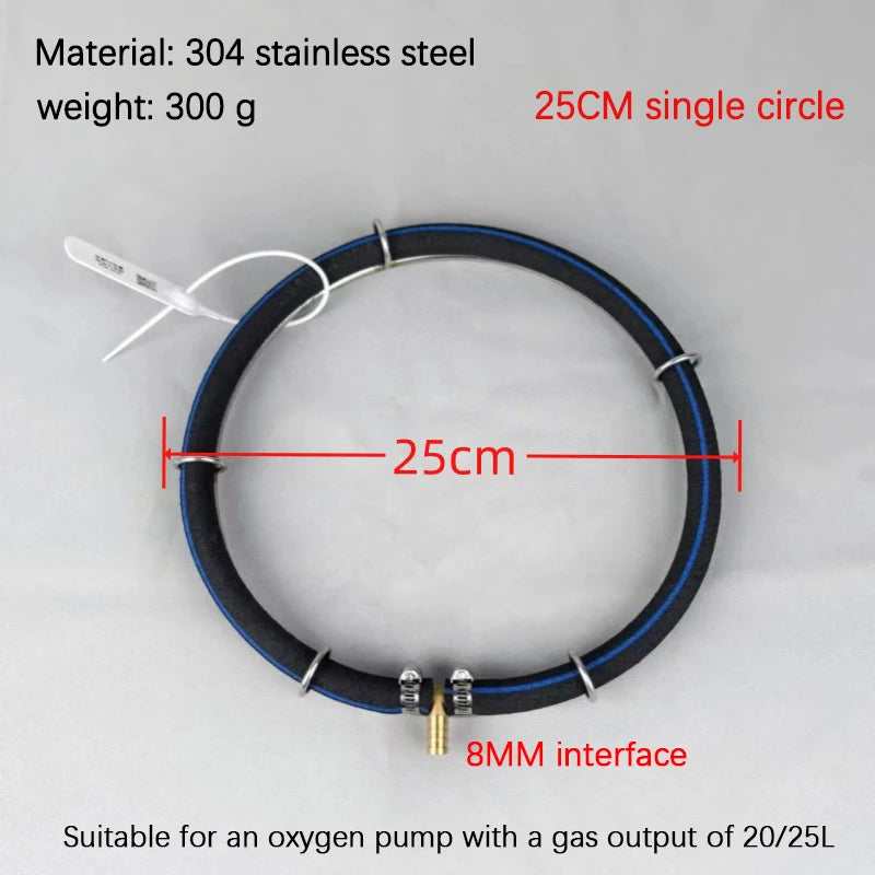 1Pcs 304 Stainless Steel Koi Fish Pond Oxygenation Aquarium Supplies Nano Aeration Disc Fish Pond Seafood Pond Oxygen Plate