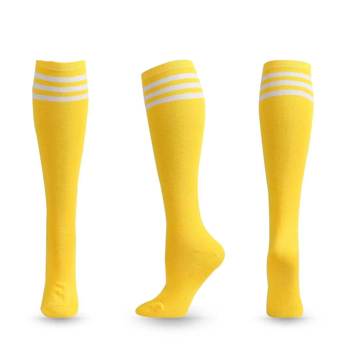 Unisex Compression Socks Football Socks Non-slip Long Tube Knee High Stockings Socks Striped Soccer Socks Running Sports Socks