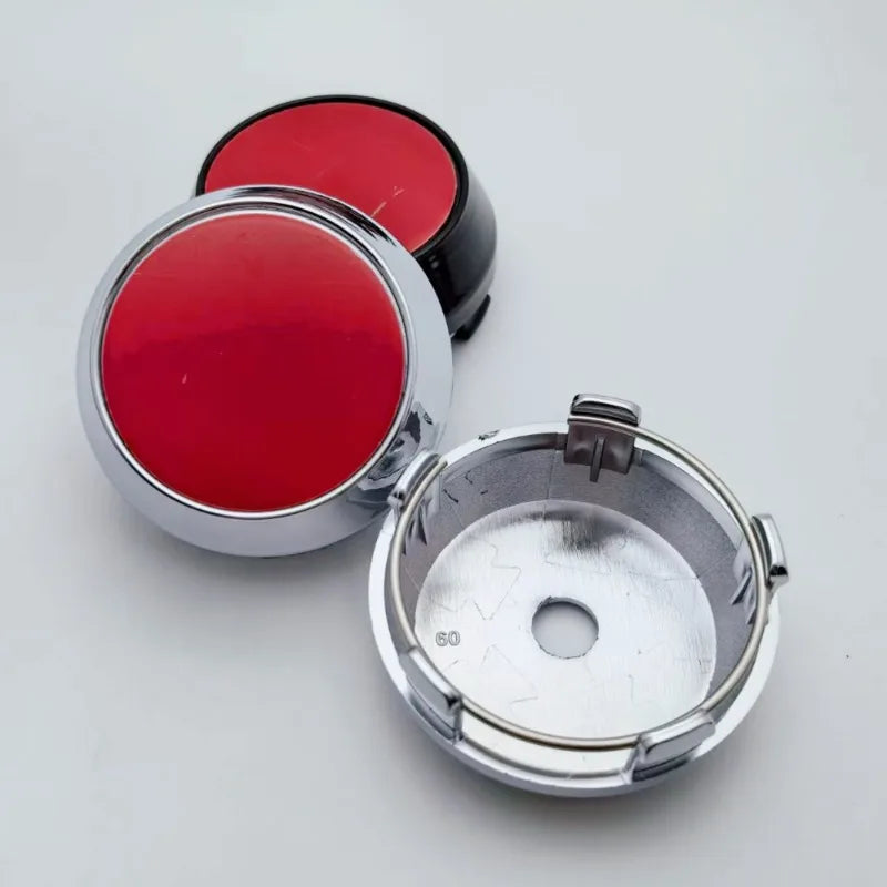 4pcs 60mm 64mm 65mm 68mm 69mm No Logo Emblem Car Wheel Center Caps Wheels Hub High Cap Rim Hubcaps Dust Cover Car Accessories