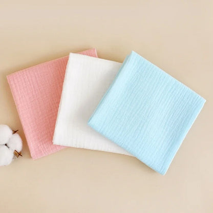 8pc Cotton Baby Gauze Diapers for Newborn Babies Nappy Changing Washable Reusable Double Layer Soft Baby Towel Burp Cloth