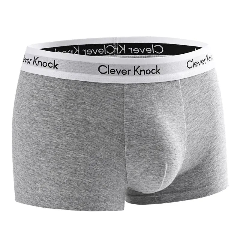 3Pcs Men's Boxer Shorts Cotton Underwear Solid Underpants Sexy Panties Male Breathbale Lingerie Plus Size L-6XL Wholesale Lots