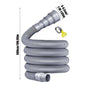 Foldable Caravan Sewer Plumbing Kit with Adjustable Adapter and Clamp Leak-Proof RV Hose Flexible drain hose for motorhomes