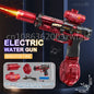 Children High Pressure Electric Water Gun Toy Summer Outdoor Beach Pool Fight Games Toys Kids Automatic Water Guns with Lights