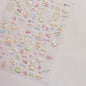 Colorful Balloon Cute Puppy Flower Cherry Bowknot Love Happy Dog Animal Self Adhesive Nail Art Sticker Decoration Manicure Decal