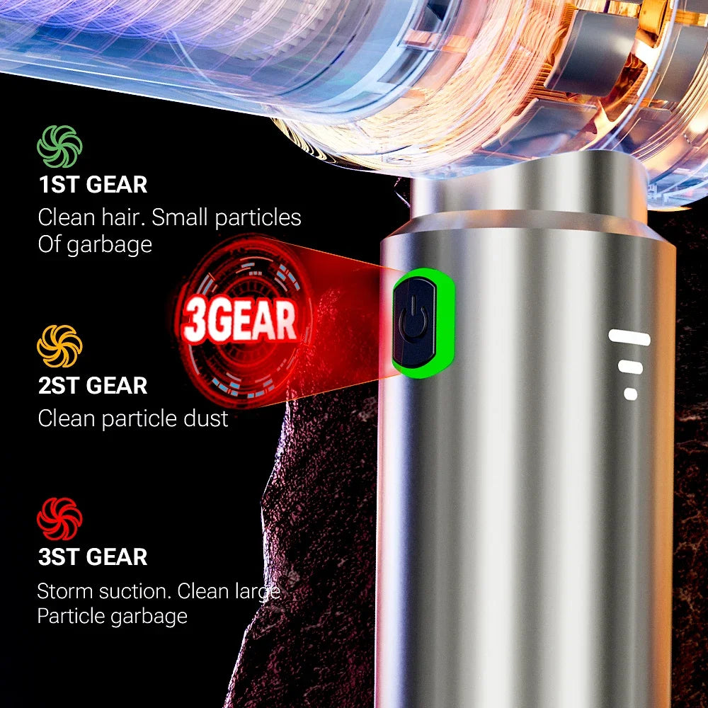 SZUK Mini Car Vacuum Cleaner 985000PA Powerful Portable Wireless Vacuum Cleaner Cleaning Machine Handheld Vacuum Cleaner for Car