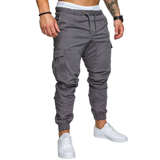 Casual Men Pants Fashion Big Pocket Hip Hop Harem Pants Quality Outwear Sweatpants Soft Mens Joggers Men\'s Trousers pantalones