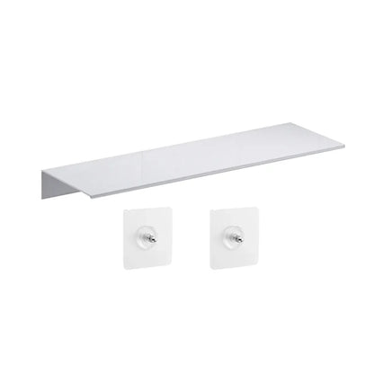 Toilet No Drilling Shelving Wall Mounted Shelf Space Aluminum Vanity Mirror Front Storage Shelves Organizer Bathroom Accessories