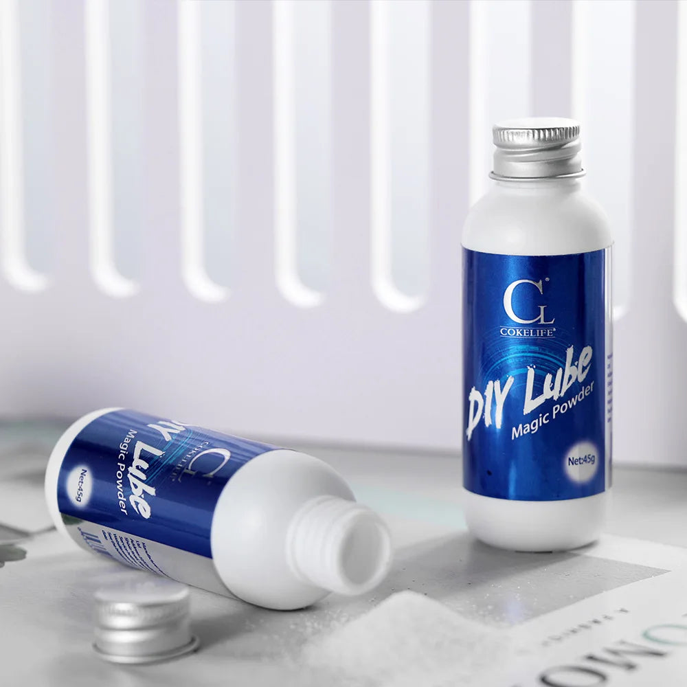 Instant Mix Lubricant Powder for Sexual Intimacy Water-Based Personal Lube Long-Lasting Odorless 1g Makes 120ml Discreet Sexshop
