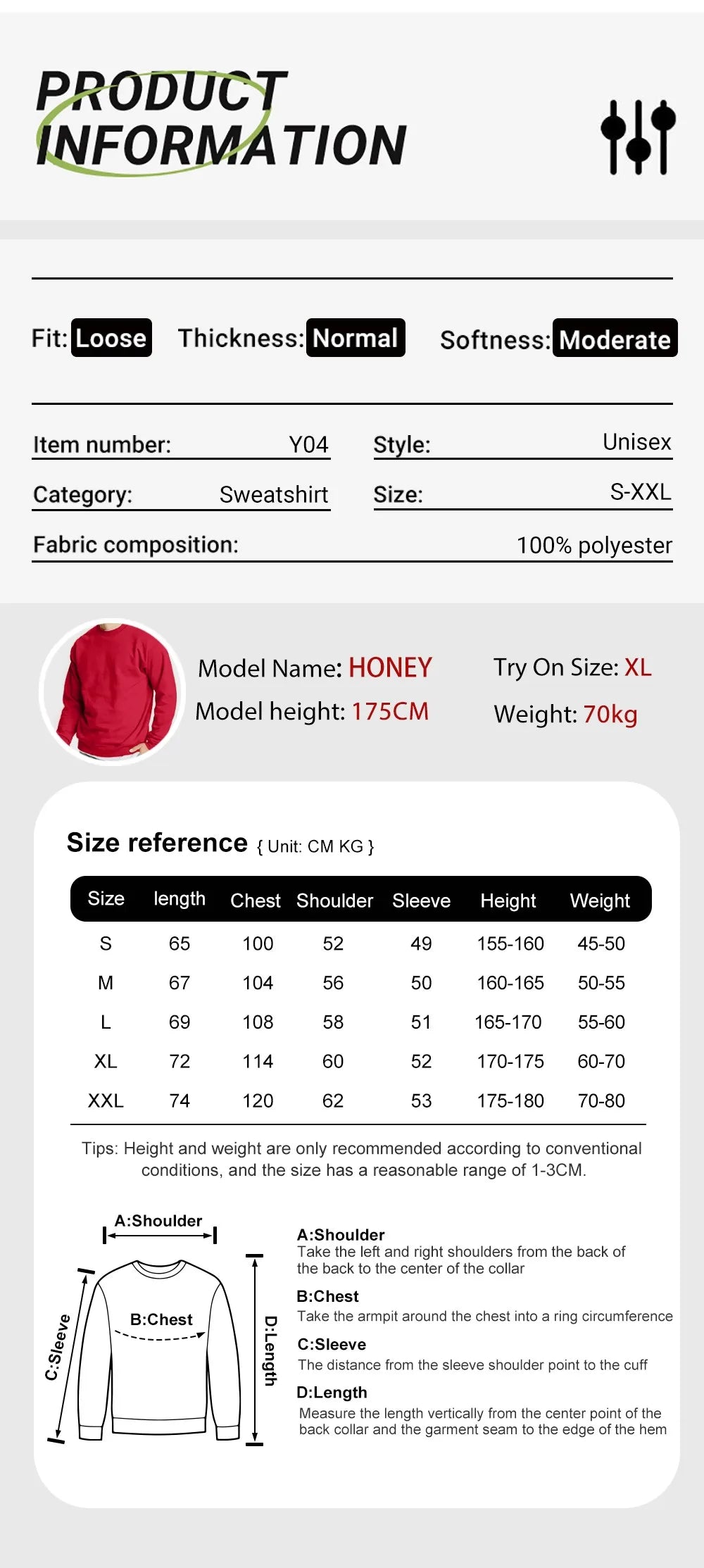 No Fear Determined Gaze Prints Mens Pullovers Soft Casual Sweatshirts Autumn Oversize Streetwear Crewneck Fleece Clothing Unisex
