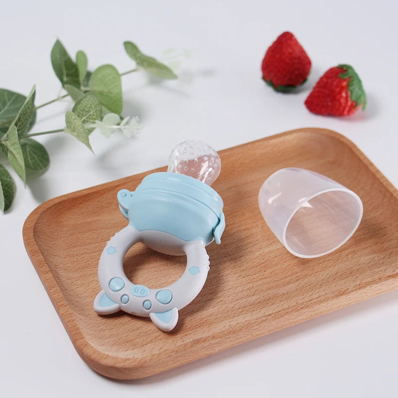 Baby Fruit Feeder Newborn Pacifier Fruit Food Feeding Cute Shape Baby Reborn Silicone Pacifiers For Babies Baby Toys