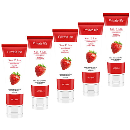 Fruit Water-Soluble Lubricantion Water Based Gel Lubricats Sex intimate For Adults Men Women Gay body Sexy Strawberry Fragrance