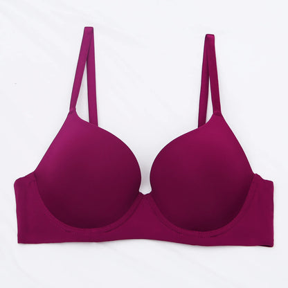 Plus Size Lingerie for Women Seamless Push Up Bra Sexy Thin Cup Cotton Brassiere Comfortable Underwie Female C D E Cup Underwear