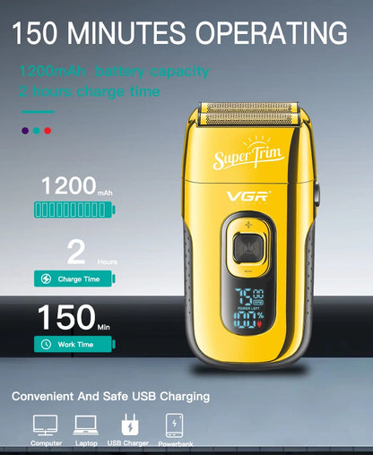 VGR 332 Electric Razor Electric Shaver Rechargeable Shaving Machine for Men Shaver Beard Razor Beard Trimmer Hair Trimmer