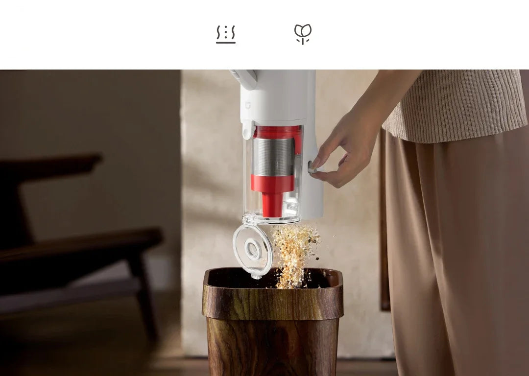 XIAOMI MIJIA 3C Handheld Wireless Vacuum Cleaners 120AW cyclone Suction Wireless Sweep Multifunctional Brush Home Car household