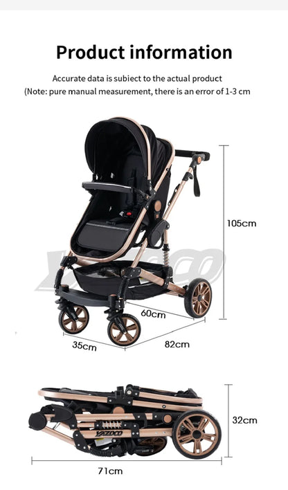 Baby stroller 3 in1,four wheel stroller,2 in 1 baby car,Lightweight strollers,Mutifunction Strollers,baby carriage,Poussette