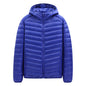 Men's Stand-Collar Hooded Lightweight Down Jacket for Winter - 90% Duck Down, Sporty, Warm & Versatile (Couple Style Available)