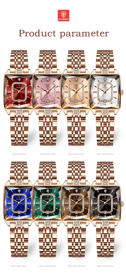 POEDAGAR Luxury Woman Watch Waterproof Date High Quality Casual Ladies Wristwatch Stainless Steel Quartz Elegant Women's Watches